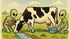 Dowcip: Przyleciało dwóch kosmitów na łąkę...