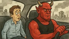 Dowcip: Budzi się facet na tylnym siedzeniu...