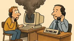 Dowcip: Dzwoni użytkownik do pomocy technicznej...