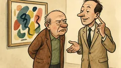 Dowcip: Pan Józek w galerii pyta malarza...