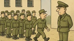 Dowcip: Baczność! Kogo ojciec żyje, wystąp!