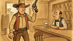 Dowcip: Wchodzi kowboj do saloonu, koń znika