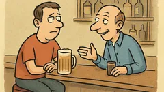 Dowcip: Facet siedzi w barze. Podchodzi nieznajomy…