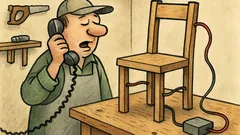 Dowcip: Rozmowa dwóch stolarzy – krzesło dla teściowej