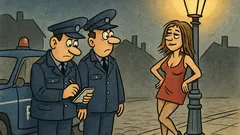 Dowcip: W środku nocy patrol zatrzymuje prostytutkę