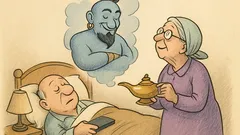 Dowcip: Babcia znalazła lampę Aladyna...