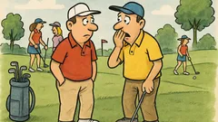 Dowcip: Dwóch facetów gra w golfa, gdy...