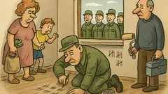 Dowcip: W wojsku wszyscy odliczali dni...