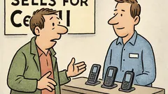 Dowcip: Podchodzi facet do stoiska z telefonami…