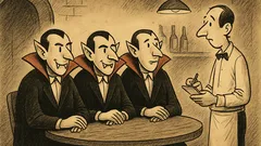 Dowcip: Trzech wampirów wchodzi do baru...