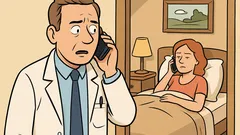 Dowcip: Lekarz kłóci się z żoną przy śniadaniu