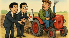 Dowcip: Japończycy testują wódkę w Rosji...