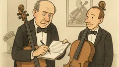 Dowcip: Wiolonczelista i dedykacja po koncercie