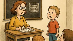 Dowcip: Mój tatuś wpadł do studni...