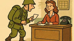 Dowcip: Żołnierz wysyła telegram do dziewczyny