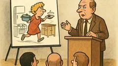 Dowcip: Ekspert radzi żonie w kuchni...