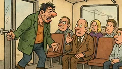 Dowcip: Wsiada pijany facet do tramwaju...