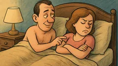 Dowcip: Para nowożeńców leży wieczorem w łóżku