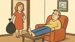 Dowcip: Kochanie, wynieś śmieci!