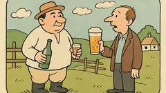 Dowcip: Baco, co pijecie: wódkę czy wino?