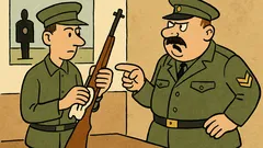 Dowcip: Sierżancie, proszę sprawdzić akta Iwanowa