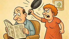 Dowcip: Siedzi facet spokojnie przy porannej gazecie