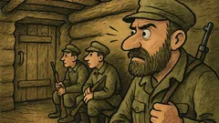 Dowcip: Siedzą partyzanci w ziemiance, nagle...