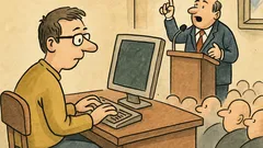 Dowcip: Czym różni się programista od polityka?