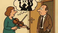 Dowcip: Kobieta skarży się na sąsiadów...