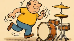 Dowcip: Jak nazywa się ktoś przy muzykach?