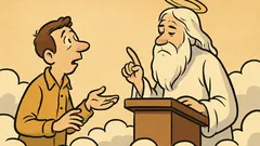 Dowcip: Śmiertelnik pyta Boga o milion lat