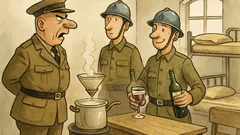 Dowcip: Inspekcja w koszarach francuskich…