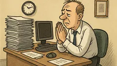 Dowcip: Modlitwa zestresowanego pracownika zaczyna się…